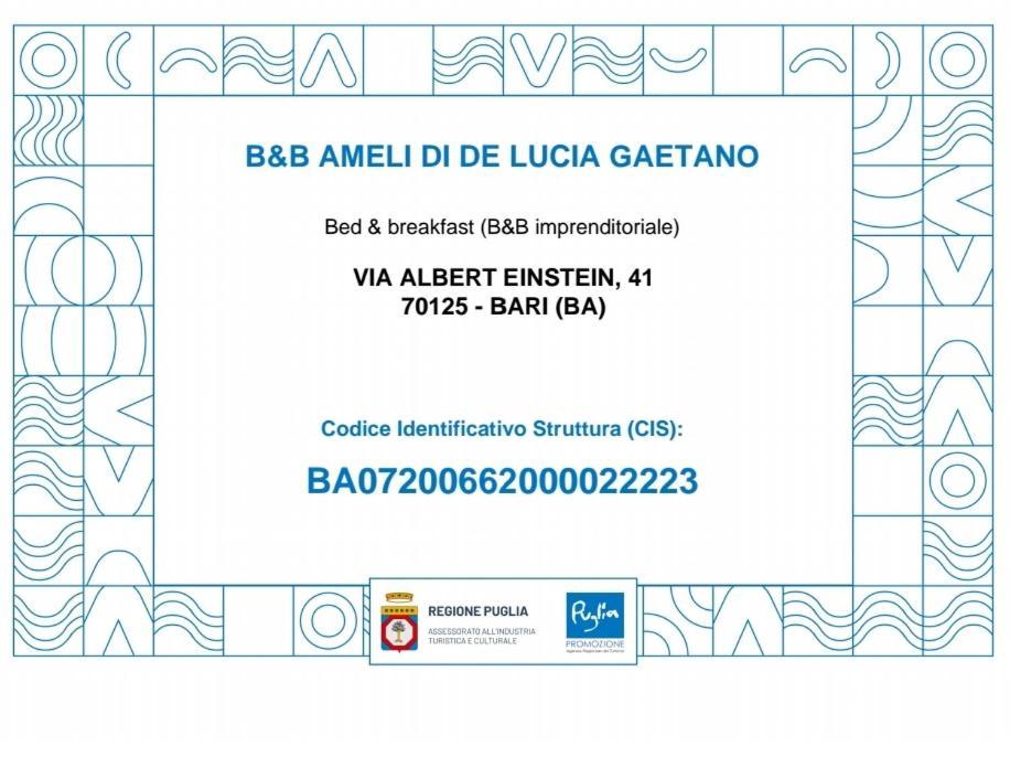 B&B Ameli Bari Exterior photo